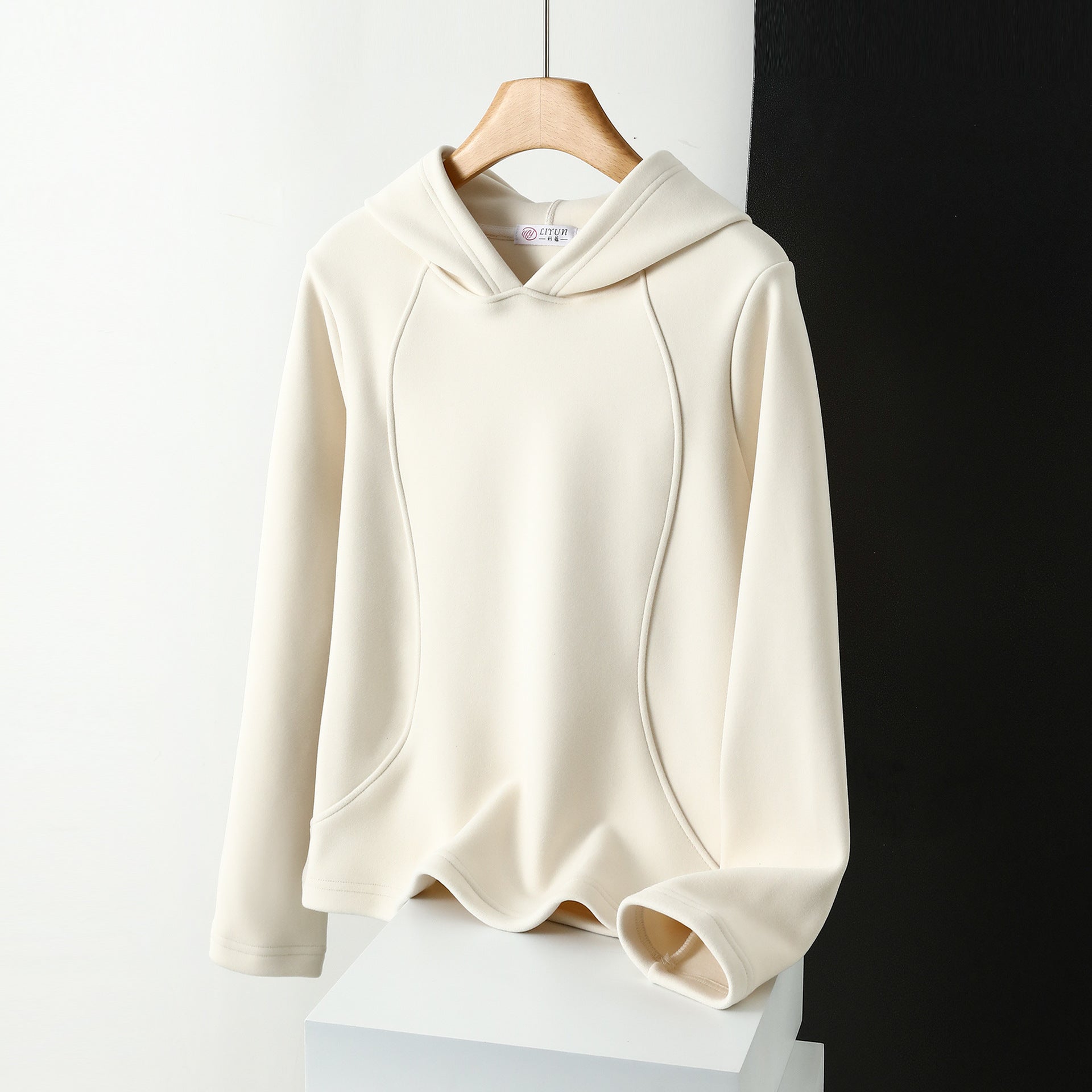 Plush Thicken Women's Windbreaker Hoodie