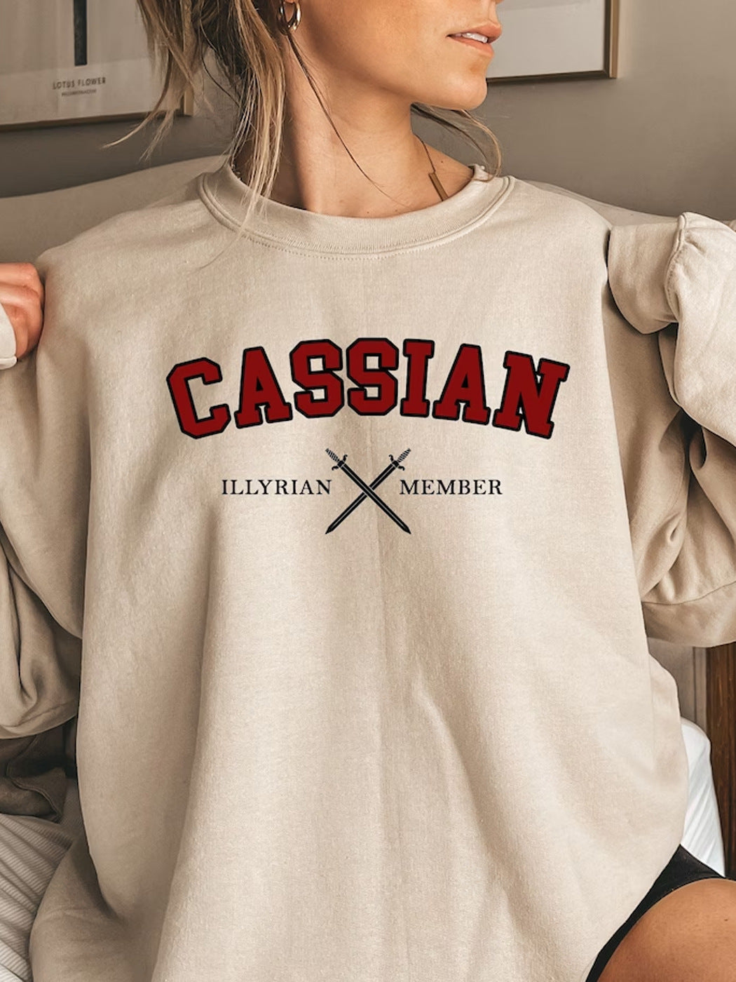 Cozy Printed Unisex Crewneck Sweater