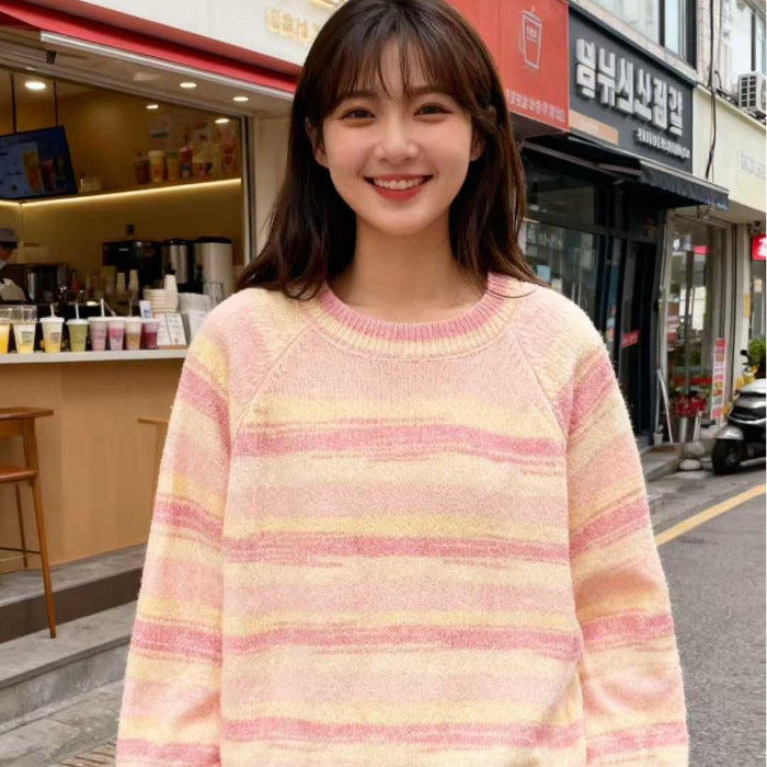 Womens Letter-embroidered Long-sleeve Knitted Cardigan