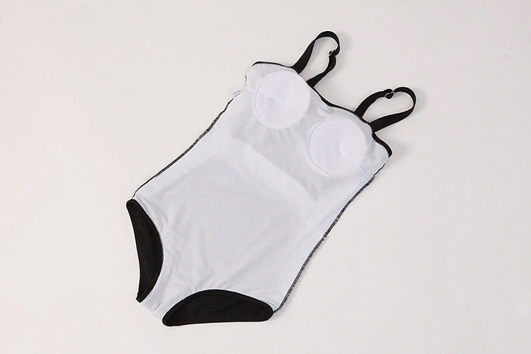 Conservative Tummy Control One-Piece Swimsuit