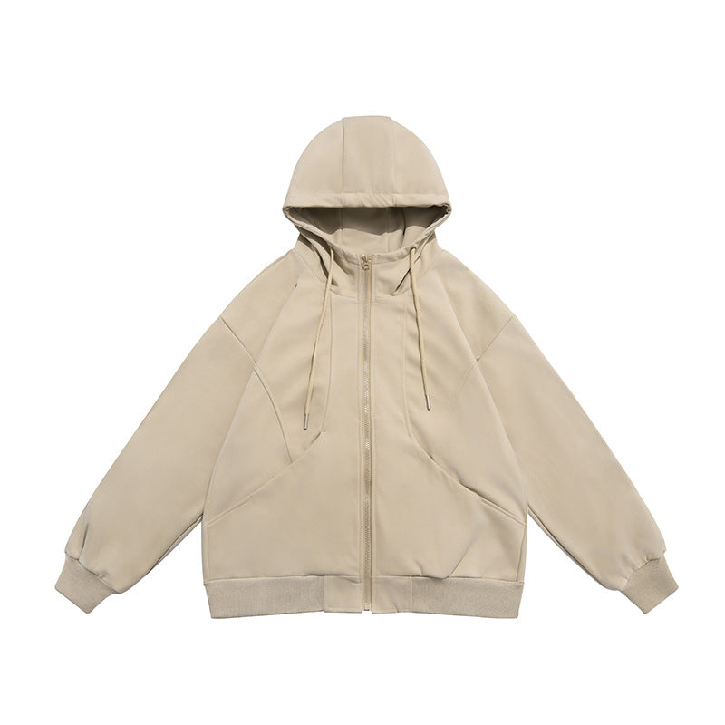 Cozy Matching Couple Hooded Sweatshirt in Solid Colors