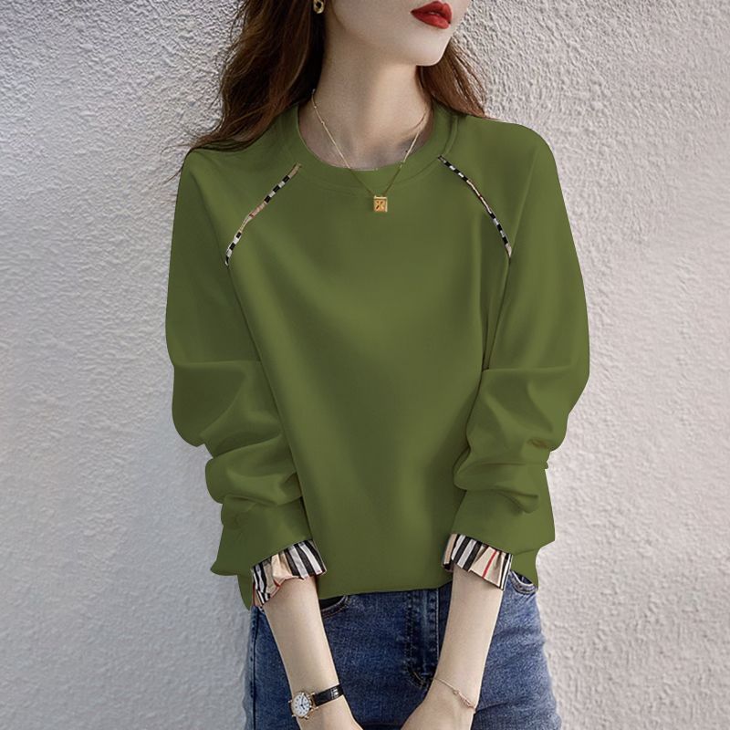 Korean-Style Loose Cotton Hooded Sweater for Women