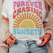 Women's 3D Digital Print Casual Round Neck Short Sleeve Tee
