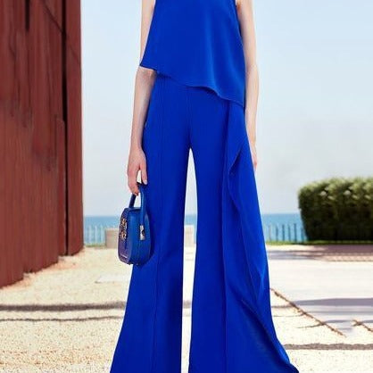 Women's Solid Color Zipper Romper Jumpsuit