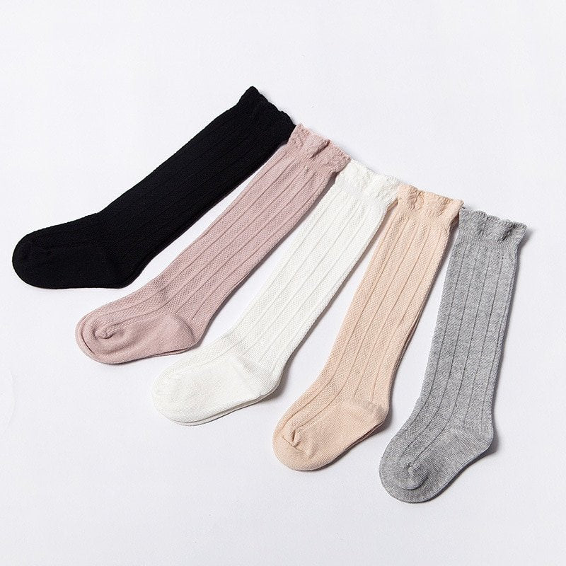 Soft Baby Socks for Infants & Toddlers - Breathable Cotton