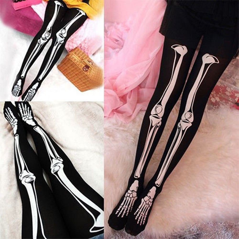 Spooky Skull Socks for Halloween Party