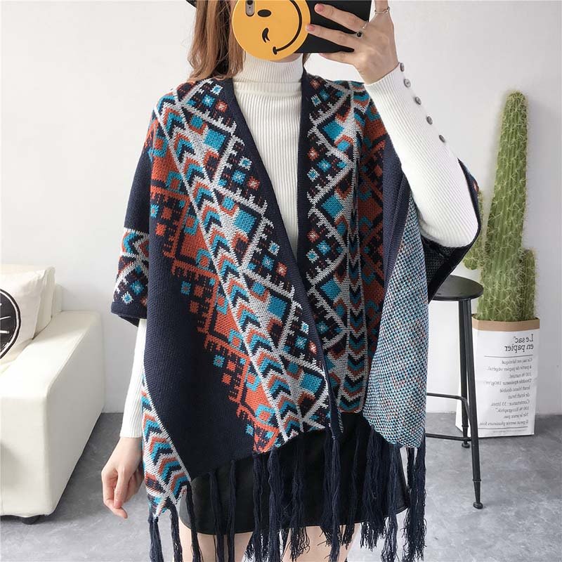 Layer Up in Style: Bohemian Wind Cape Coat