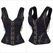 Steampunk Rebellion Corset - Waist Cinching & Body Shaping Corset