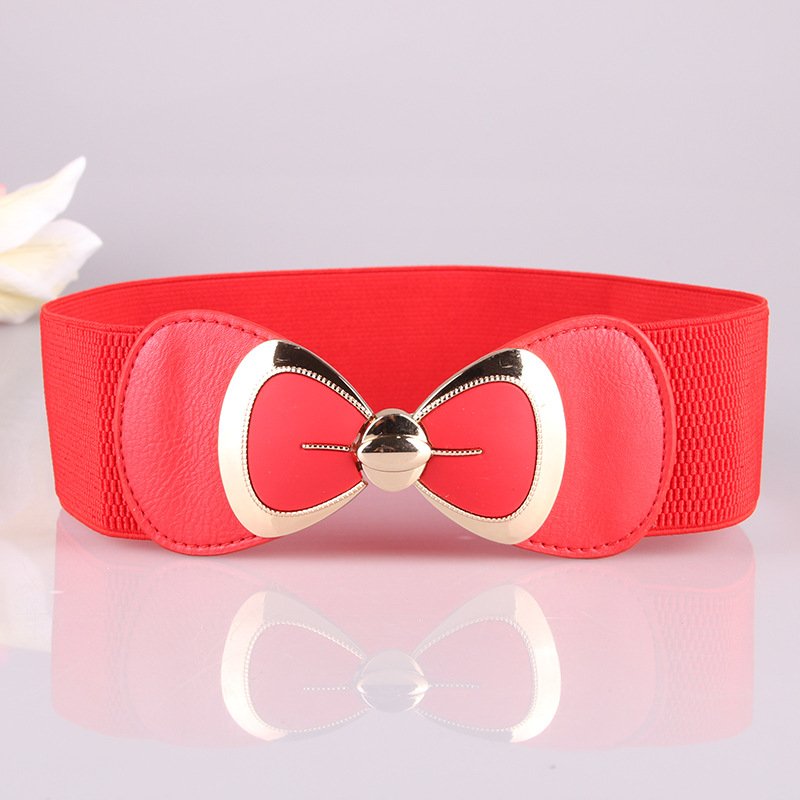 Adjustable Bow Tie with Elastic Waistband for Women