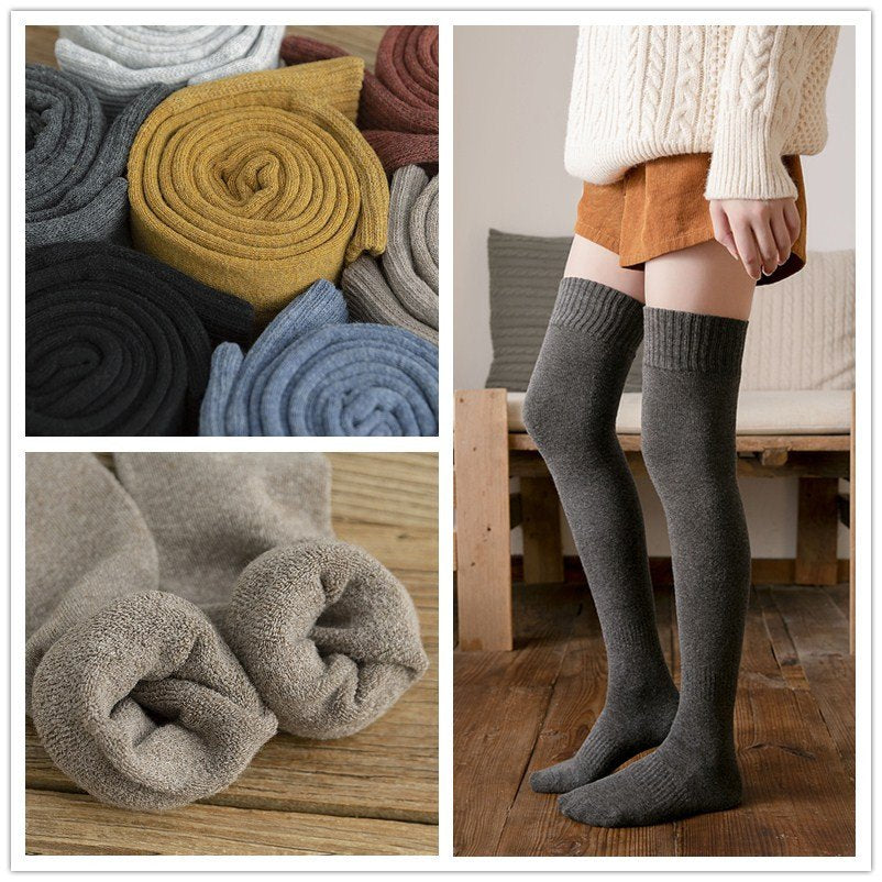 Stay Warm and Cozy with Thick Thermal Socks