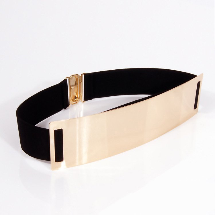 Gold Plated Elastic Belt for Women
