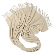 Warm Japanese-Style Wool Scarf for Women