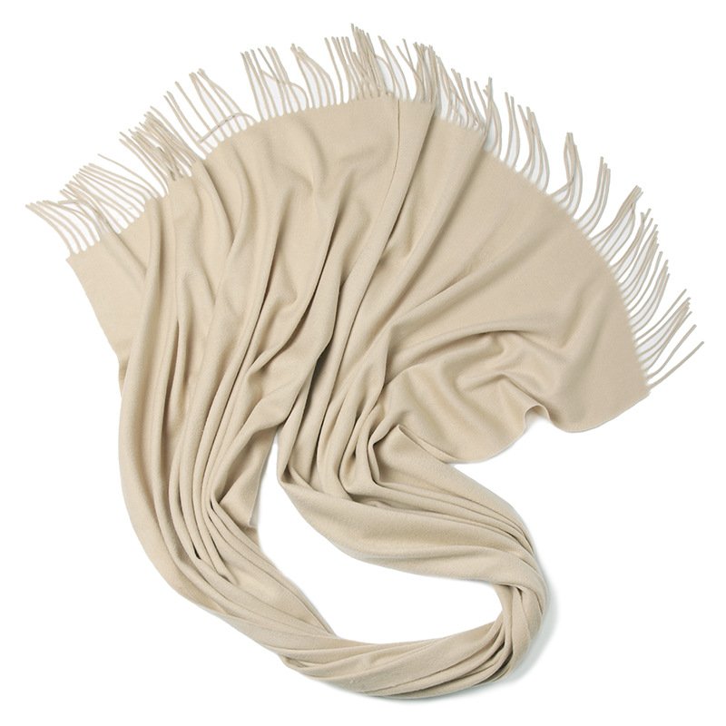 Warm Japanese-Style Wool Scarf for Women