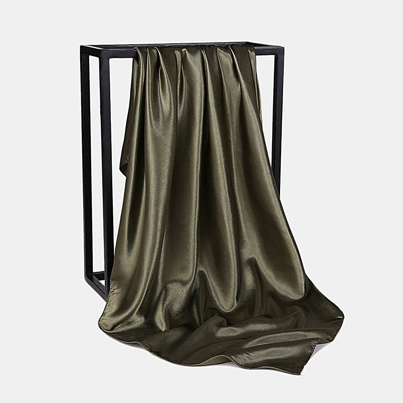 Luxurious Satin Shawl Scarf for Women