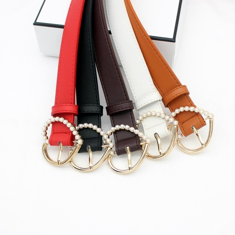 Heart-Shaped Pearl Inlaid Love Belt