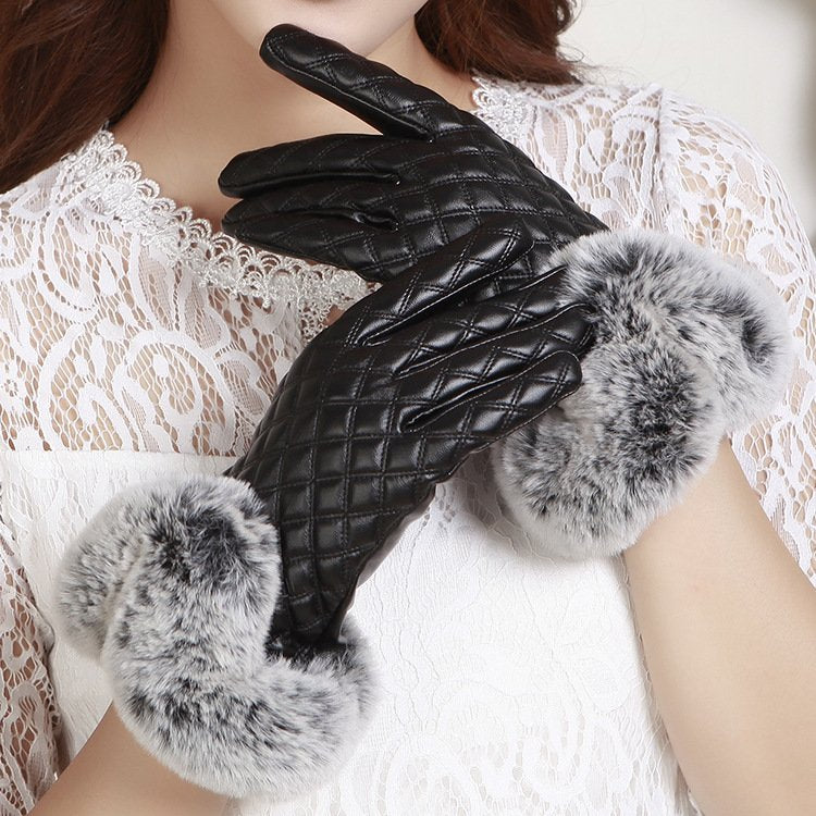 Stay Warm in Style - Women's Leather Gloves