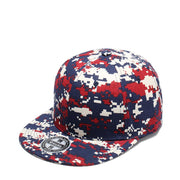 Adjustable Camouflage Flat Cap for Women
