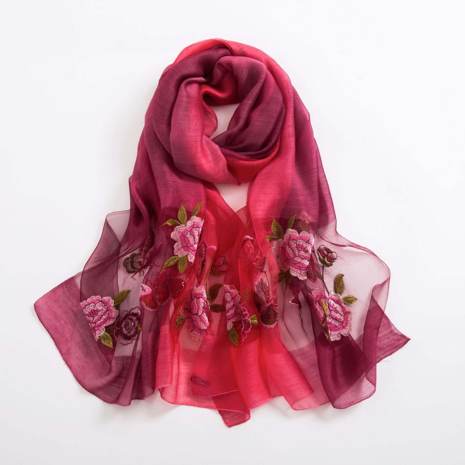 Vibrant Silk Scarf