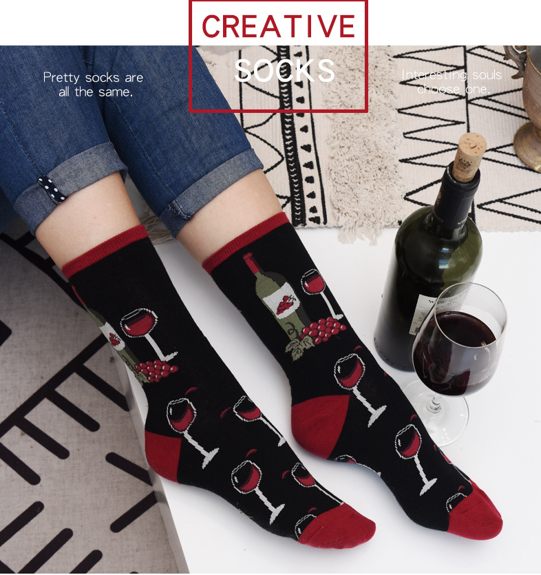 Wine Lover Socks - Fun & Comfortable