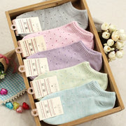 Thin Breathable Cotton Boat Socks for Women