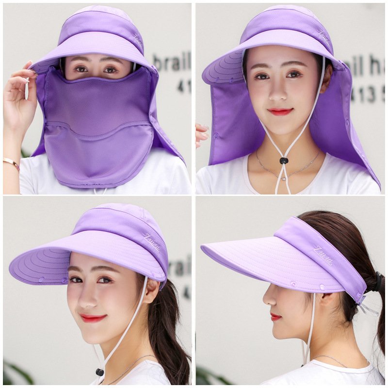 Sun Protection Folding Hat with UV Shield
