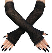 Spider Web Gloves Halloween Decoration