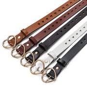 Floral Leather Belt for Women