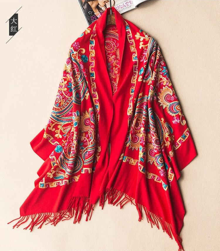 Warm National Style Scarf