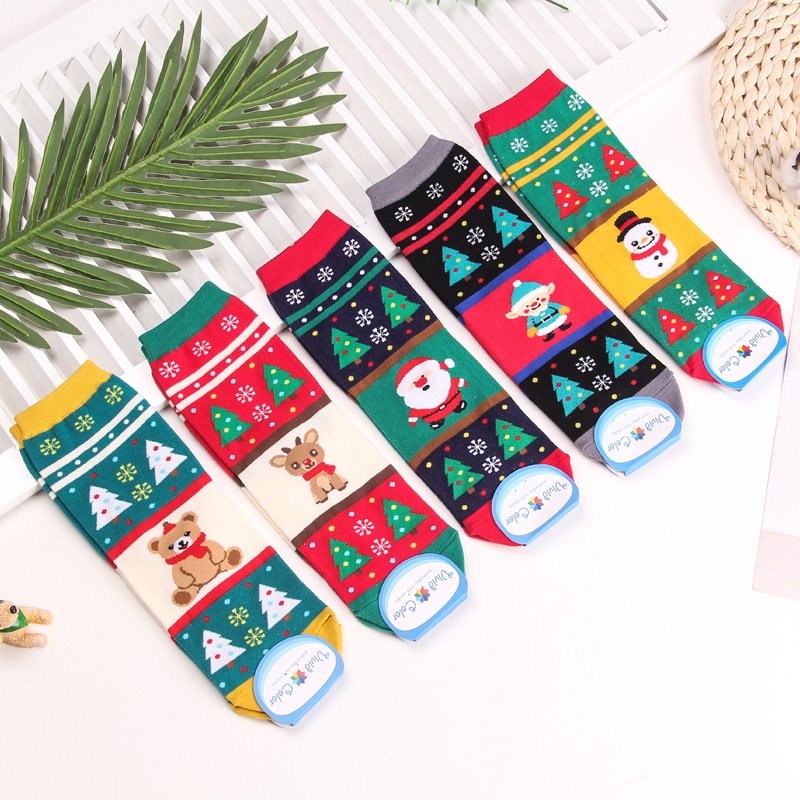 Cozy Winter Striped Socks for Women