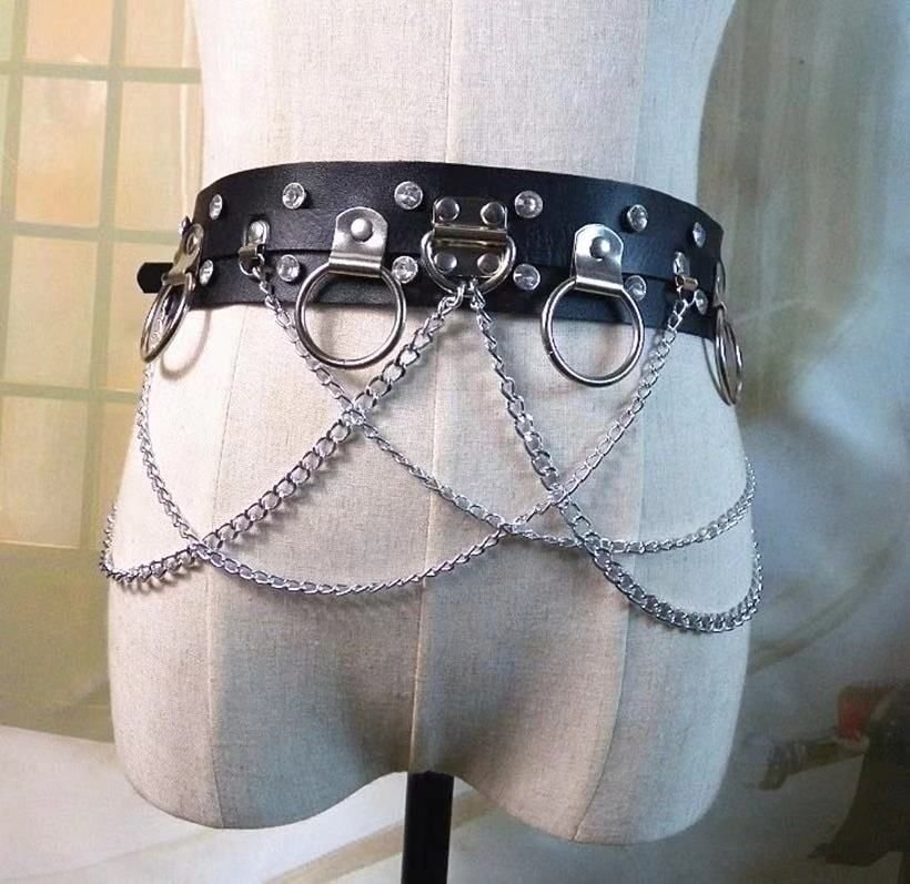 Edgy Waist Chain Belt