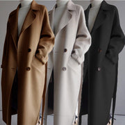 Mid-Length Women's Coat for Fall and Winter