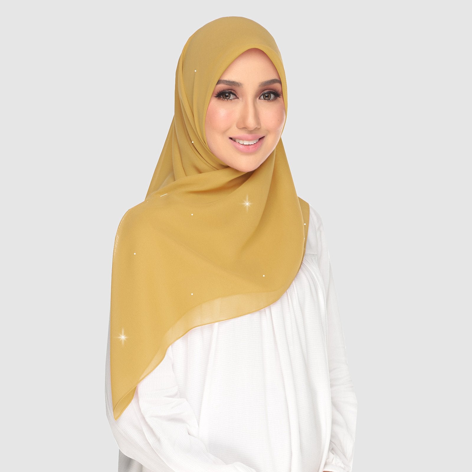 Monochrome Turban Scarf - Soft Cotton Square Head Wrap
