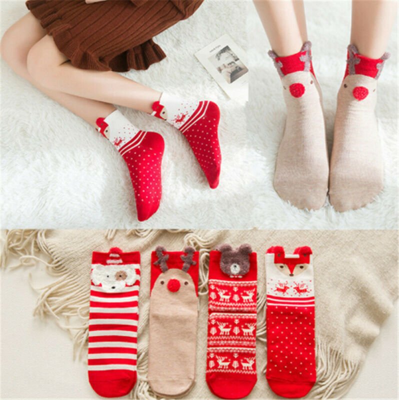 Vibrant Cotton Socks for Women