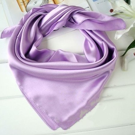Light Up Your Style with Elegant Purple Scarf