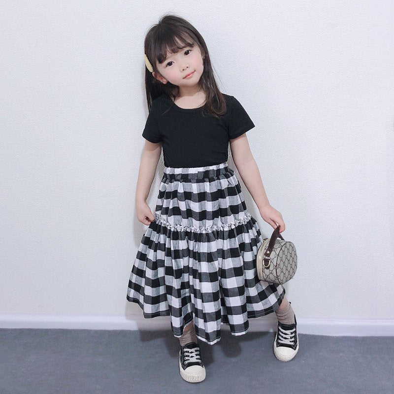 Adorable Two-Piece Half Skirt for Women