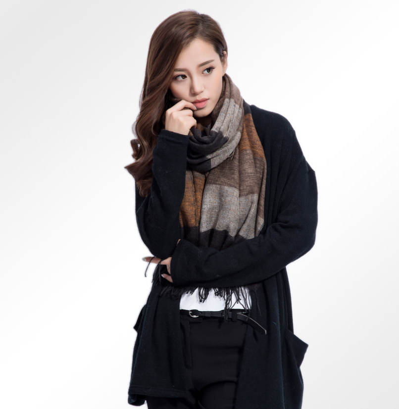 Cozy Striped Shawl for Women & Men