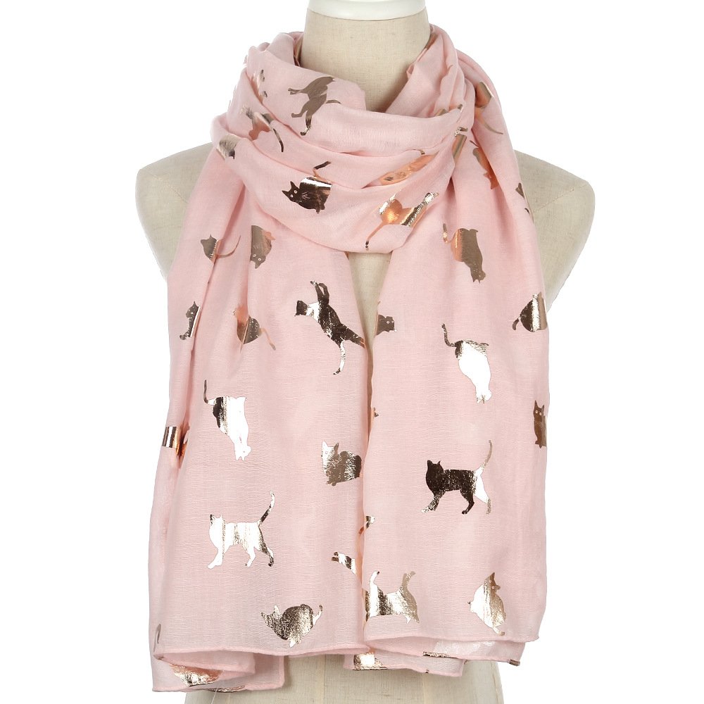 Vibrant Cat Scarf
