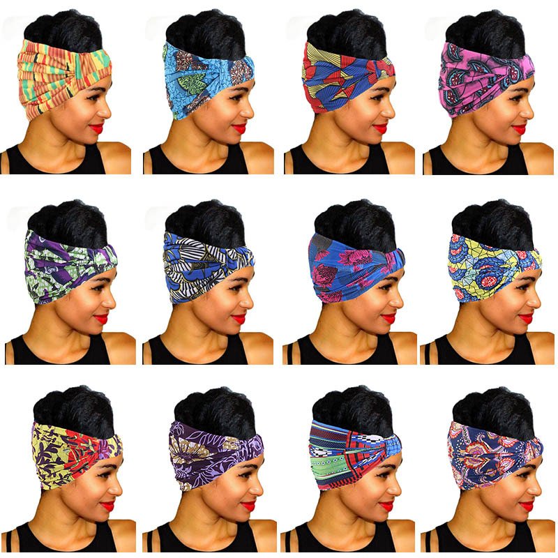 Vibrant African Print Headscarf