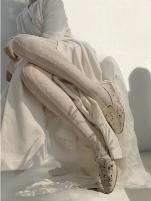 White Lace Leggings for Women