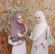 Add Elegance with Monochrome Chiffon Scarf
