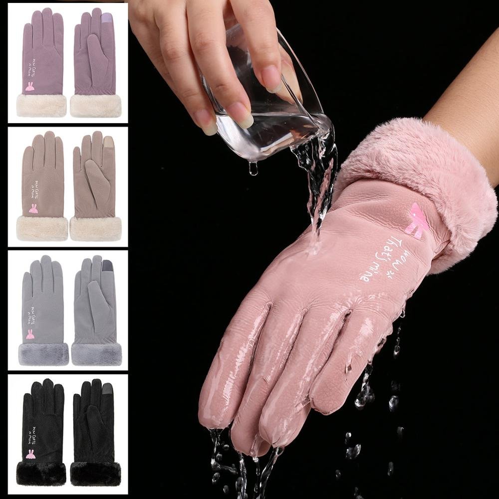 Warm Velvet Gloves for Women