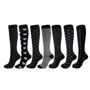 Breathable Sports Socks with Polka Dots