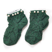 Luxurious Lace Silk Socks for Women