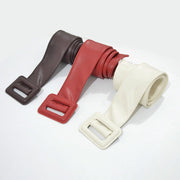 Wide Women's Belt in Faux Leather