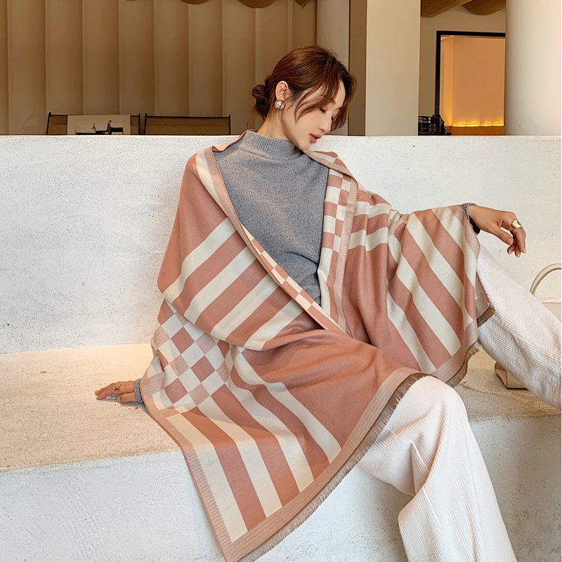 Warm Women's Winter Shawl for All Seasons