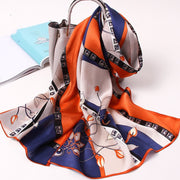 Long Silk Scarf for Women, Multifunctional Spring & Autumn Wrap