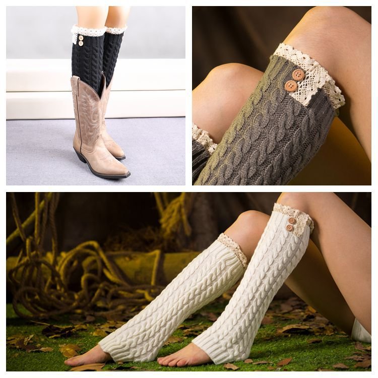 Warm Boot Covers for Women, All-Match Thermal Boot Laces