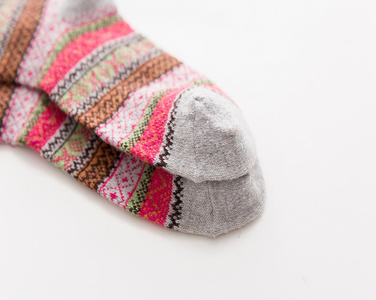Warm Retro Wool Socks for Women - Cozy Autumn Winter Knitwear