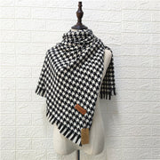Warm Houndstooth Scarf