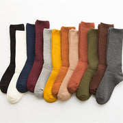 Cotton Vertical Stripe Socks for Women
